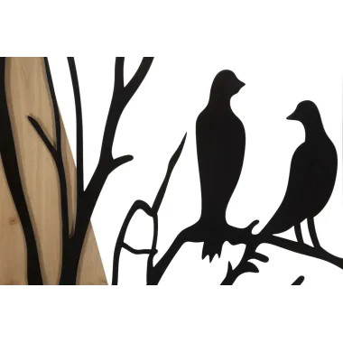 Płyta ścienna BIRD FERRO E WOOD Zestaw 4 szt. 50x2x200 (50x2x50) cm